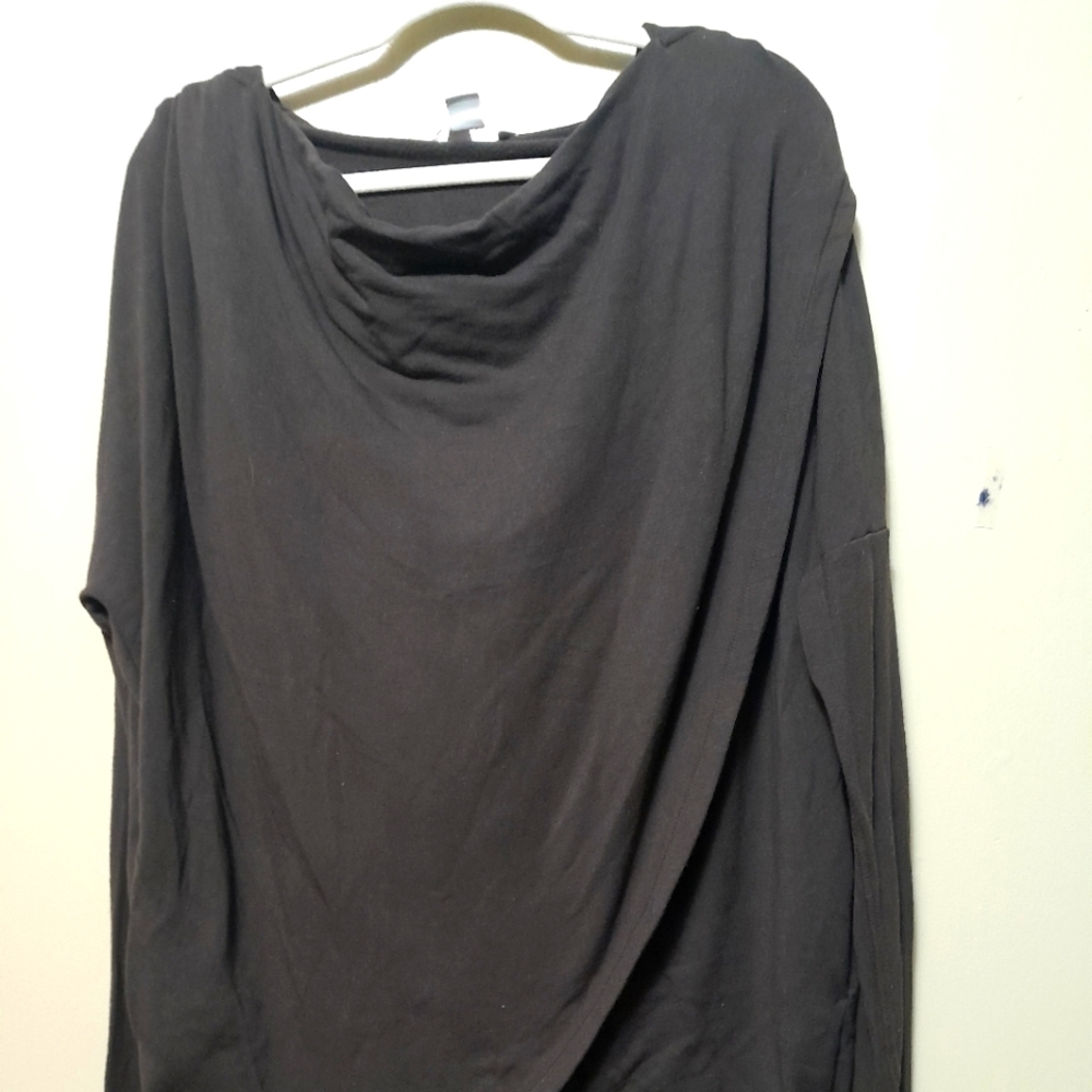 Athleta Charcoal Grey Pullover Hoodie Fleece M